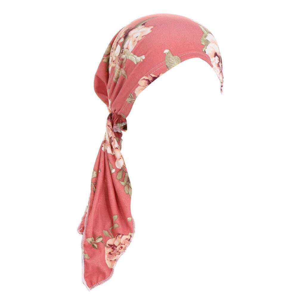 3530 Pre-Tied Bandana Turban Hat Chemo Cancer Headscarf Headwraps Headwear